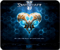 Коврик - Starcraft 2 PROTOS LOGO 