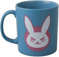 Чашка JINX Overwatch - D.VA Ceramic Blue/Pink 