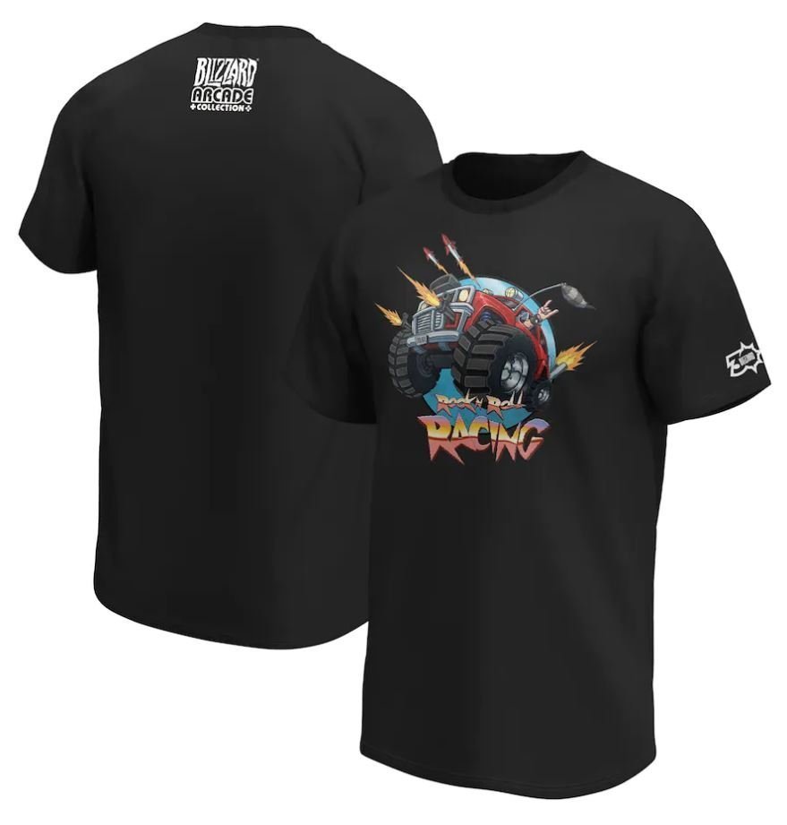 Футболка Blizzard 30th Anniversary - Rock n Roll Racing Arcade Collection Black T-Shirt (розмір L) 