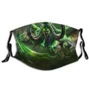 Маска защитная для лица World of Warcraft Illidan + 2 угольных фильтра