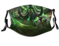 Маска защитная для лица World of Warcraft Illidan + 2 угольных фильтра 