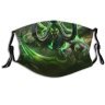 Маска захисна для обличчя World of Warcraft Illidan + 2 вугільні фільтри