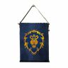 Знамя флаг Альянса World of Warcraft Alliance Flag banner (40х55 см)