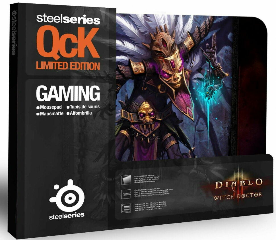 Килимок SteelSeries QcK Diablo 3 Witch Doctor 