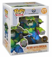 Фигурка Overwatch Funko Pop D.Va and MEKA Buddy 6” (Super-Sized) Figure Blizzard Exclusive 177