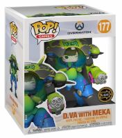 Фігурка Overwatch Funko Pop D.Va and MEKA Buddy 6” (Super-Sized) Figure Blizzard Exclusive 177 