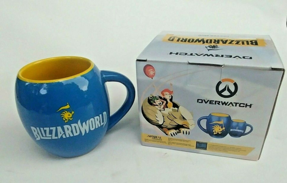 Чашка Blizzard World Of Warcraft Overwatch Coffee Mug BlizzCon - Murloc кружка Мурлок 300 мл 