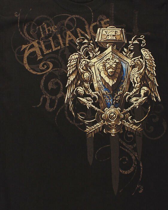 Футболка World of Warcraft Alliance Crest Version 2 T-Shirt (размеры  L) 