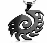 Медальон StarCraft 2 Zerg Necklace (цвет: чёрный) 