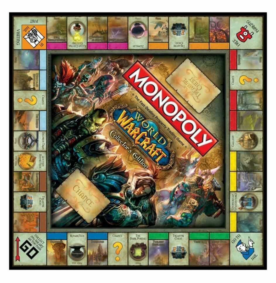 Настільна гра Monopoly: World of Warcraft Collectors Edition 