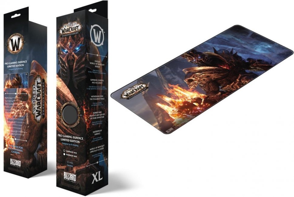 Килимок ігрова поверхня Blizzard World Of Warcraft Lich King Arthas Bolvar король Ліч XL (90*42 cm) 