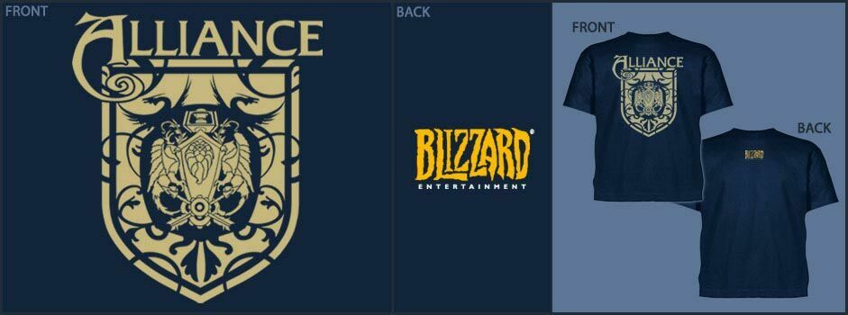 Футболка ALLIANCE World of Warcraft (мужск., Розмір L) 