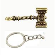 Брелок World of Warcraft Doomhammer Варкрафт латунь 6 см.