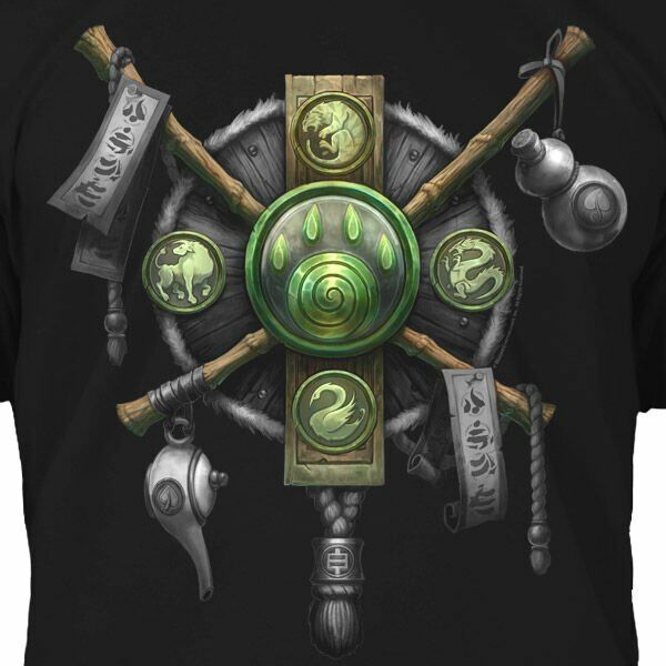 Футболка World of Warcraft Monk Class Crest Premium (розмір M) 
