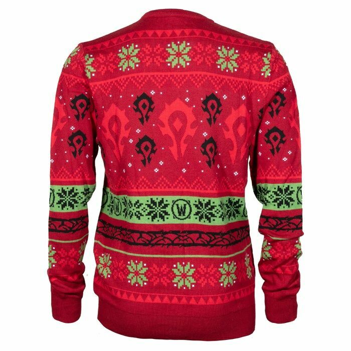 Светр World of Warcraft Horde Ugly Holiday Pullover Sweater (Варкрафт Орда) L 