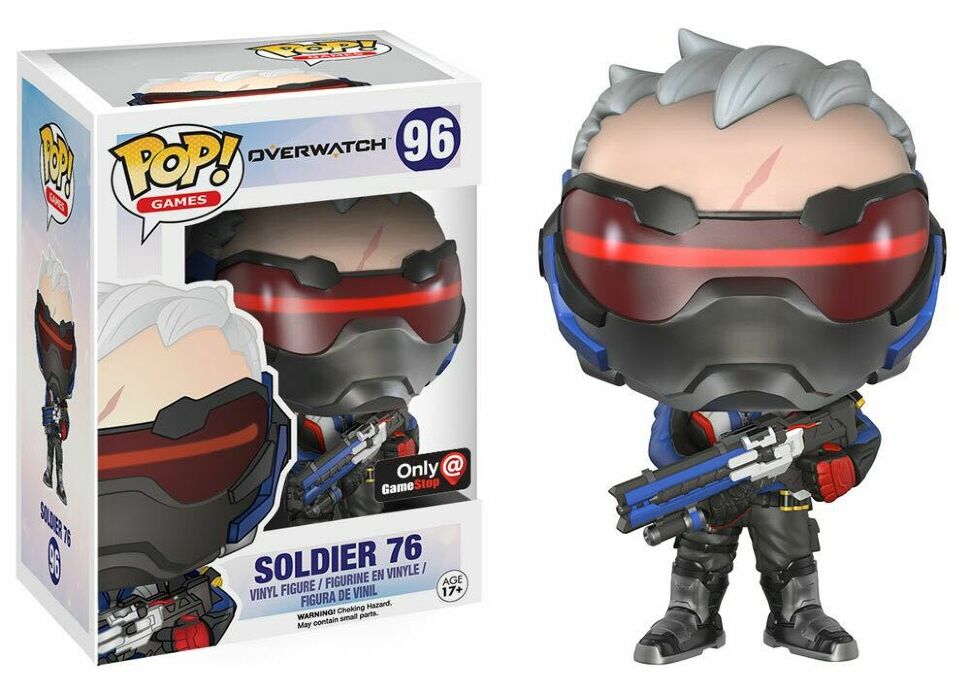 Фигурка Overwatch Funko Pop!  SOLDIER 76 Figure (GameStop Exclusive) 