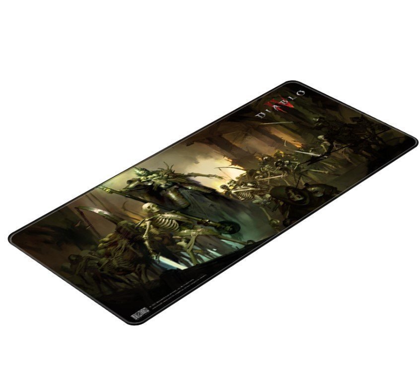 Килимок для миші ігрова поверхня Blizzard DIABLO IV 4 - Skeleton King (Діабло) XL (90*42 cm) 