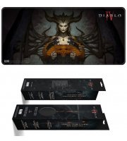 Коврик для мыши игровая поверхность Blizzard DIABLO IV 4 - Lilith Диабло Лилит XL (90*42 cm)