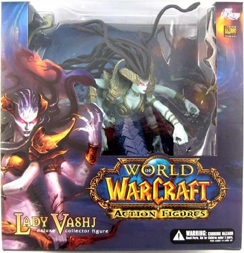 WORLD OF WARCRAFT: SERIES 4: LADY VASHJ DELUXE COLLECTOR FIGURE 