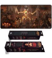 Коврик для мыши игровая поверхность Blizzard DIABLO 2 - Resurrected Mephisto Диабло XL (90*42 cm)