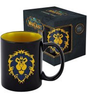 Чашка Blizzard WORLD OF WARCRAFT Alliance Чорний кухоль Альянс 325 мл