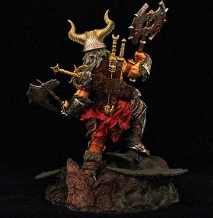 Фігурка Diablo 3 Barbarian wearing a helmet action figure 