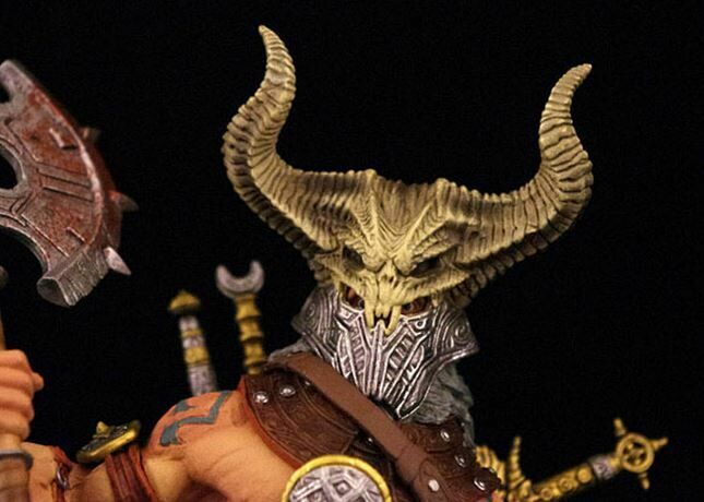 Фігурка Diablo 3 Barbarian wearing a helmet action figure 