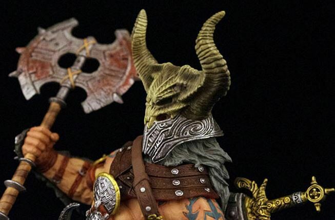 Фігурка Diablo 3 Barbarian wearing a helmet action figure 