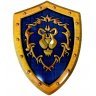 Табличка металлическая Blizzard World of Warcraft Alliance Shield Варкрафт Альянс 35x25 см 
