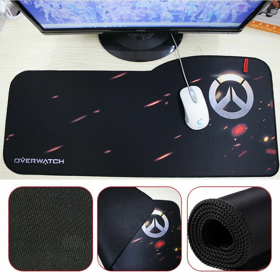 Килимок Overwatch Large Gaming Mouse Pad - Curve Logo (70 * 32 см) 