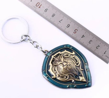 Брелок World of Warcraft Alliance Keychain Варкрафт Альянс металл 