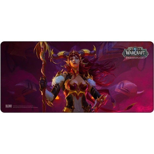 Килимок ігрова поверхня Blizzard World Of Warcraft Dragonflight Alexstrasza XL (90*42 cm) 