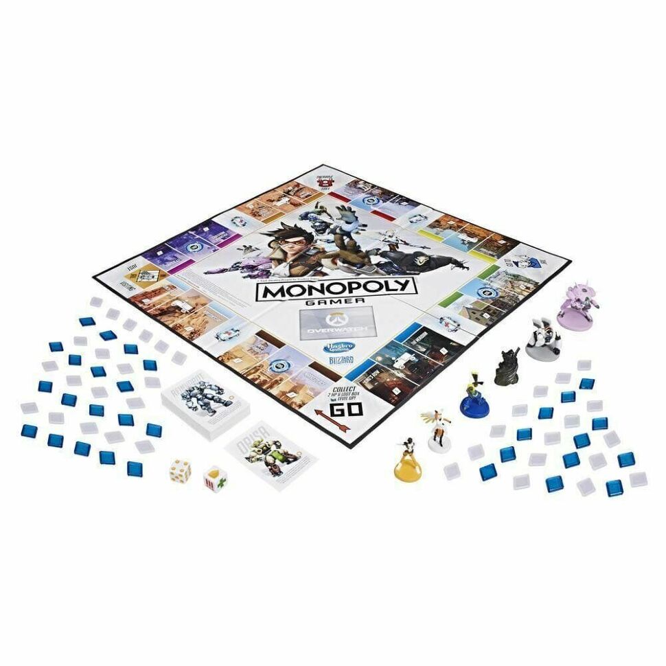 Monopoly Gamer Overwatch Collectors Edition Монополія настільна гра Овервотч 