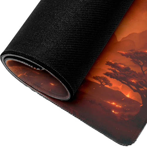 Килимок ігрова поверхня Blizzard World Of Warcraft Classic Cataclysm Deathwing Смертокрил XL Варкрафт (90*42 cm) 