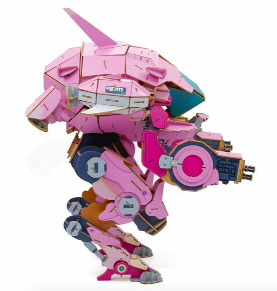 Конструктор з дерева 3D Overwatch D.Va 18" IncrediBuilds Collectible Wood Model 45 см 