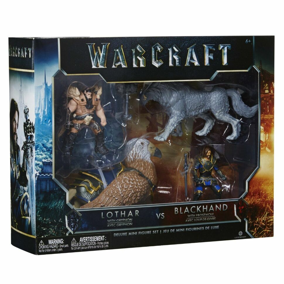 Набір фігурок Warcraft Movie - Battle Lothar vs Blackhand Set 