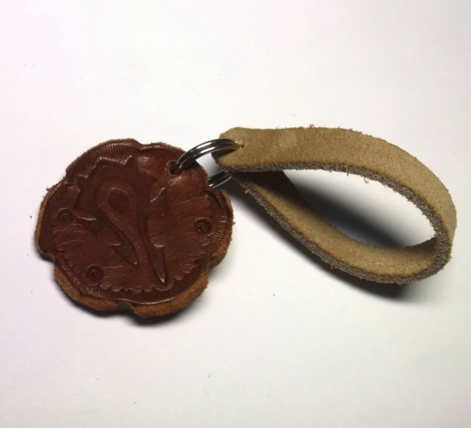 Брелок World of Warcraft Horde Keychain (шкіра) 