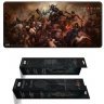 Коврик для мыши игровая поверхность Blizzard DIABLO IV 4 - Heroes (Диабло)  XL (90*42 cm)