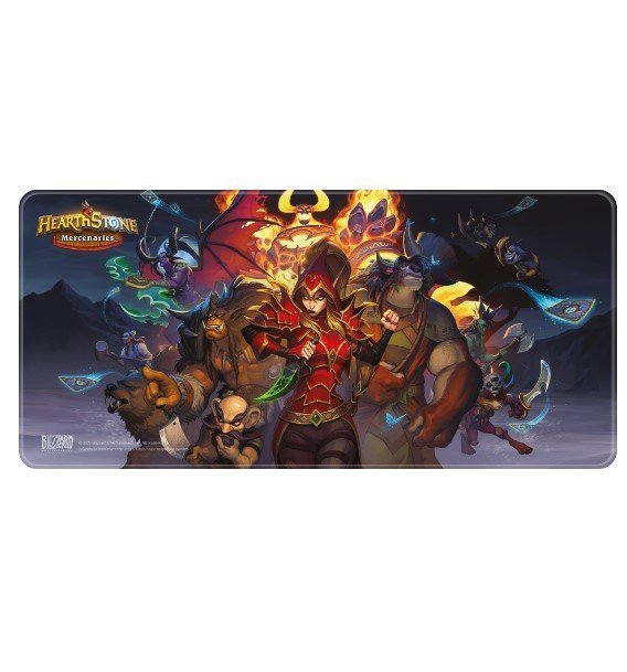 Коврик для мыши игровая поверхность Blizzard Hearthstone Mercenaries Хартстоун XL (90*42 cm) 