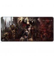 Коврик для мыши игровая поверхность Blizzard DIABLO IV 4 -  Inarius and Lilith (Диабло) XL (90*42 cm)