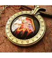 Медальон World of Warcraft  класс шаман Shaman (Металл + стекло)