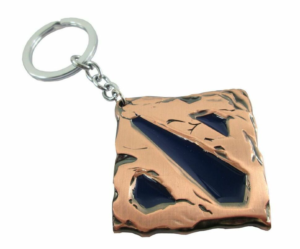 Брелок DOTA 2 Logo метал №2 