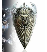 World of Warcraft Alliance Logo Golden Shield Metal