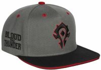 Кепка JINX World of Warcraft - Blood and Thunder Snap Back Hat Бейсболка Орда 