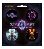 Набор Значков StarCraft II Heart of the Swarm Pin Pack