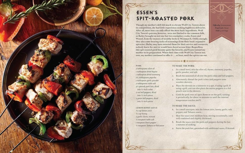 Книга кулінарна Diablo Cookbook: Recipes and Tales from the Inns of Sanctuary (Тверда обкладинка) (Eng) 