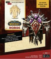 Конструктор з дерева 3D - World of Warcraft Horde Incredibuilds Wood Model 