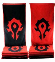 Полотенце со знаком Орды (Horde World of Warcraft Towel) 35 x 75cm