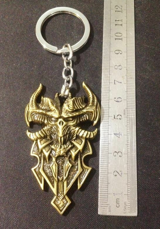 Брелок - Diablo III Logo Metal bronze 