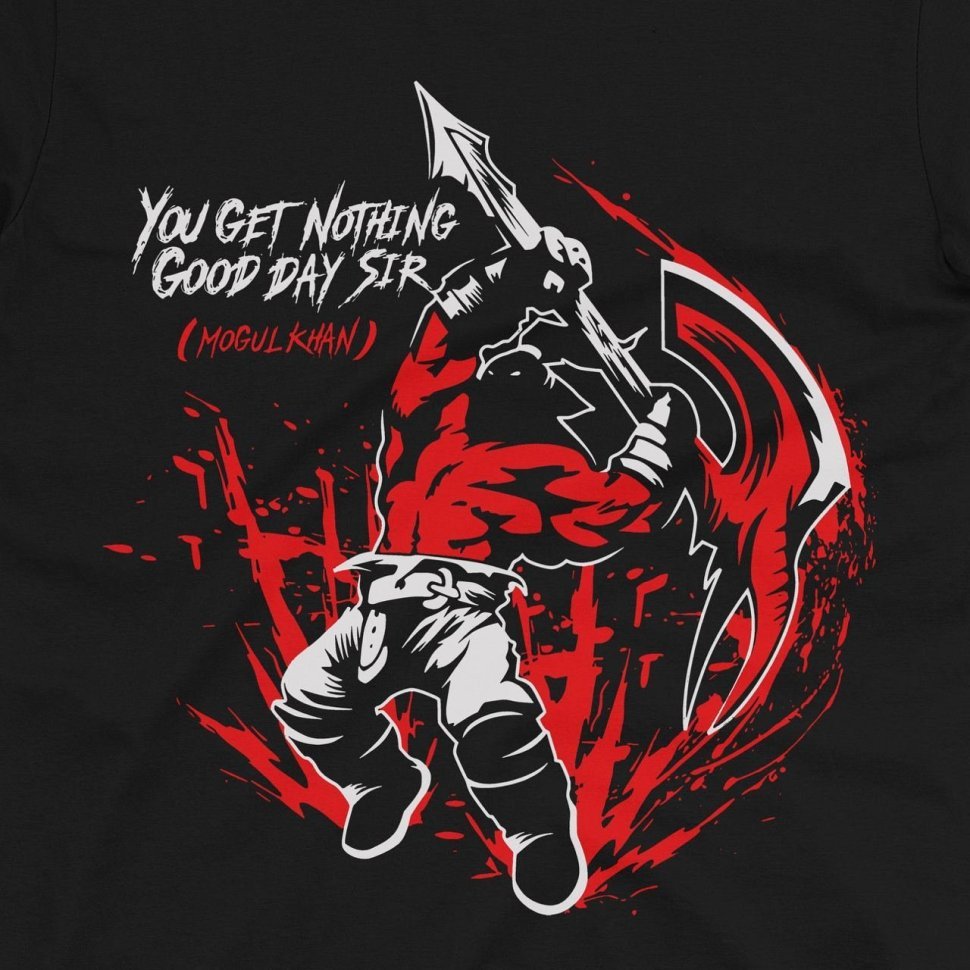 Футболка Morze Dota 2 Axe T-Shirt Дота 2 Могул Хан (розмір L) 